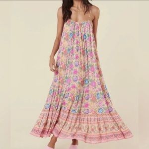 NWT Spell XL Mossy Strappy Maxi XL Spring Garden